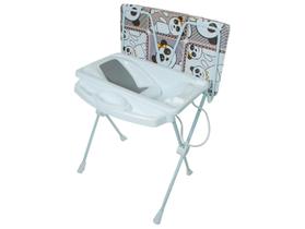 Banheira de Bebê Dobrável Galzerano Classic Branco e Cinza Banheira de Bebê Dobrável Galzerano Classic Branco e Cinza