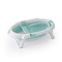 Banheira de Bebê Dobrável Smile Aqua Green - Safety 1st
