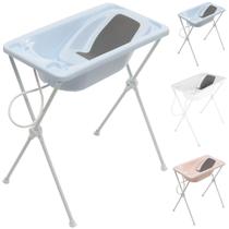 Banheira de Bebê Galzerano Acqua Trio com Mangueira + Suporte + Redutor - 0 Até 20Kg - Ref.7065