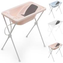 Banheira de Bebê Galzerano Acqua Trio com Mangueira + Suporte + Redutor - 0 Até 20Kg - Ref.7065