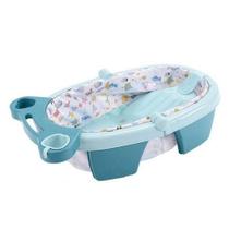 Banheira de Bebê Inflável Flexível Azul Color Baby