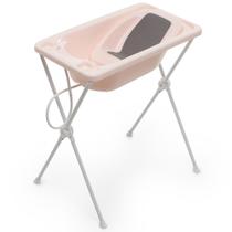 Banheira de Bebê Plástica com Redutor Acqua Trio Rose 7065RS Galzerano