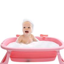 Banheira De Bebe Recém Nascido Infantil Dobrável Retrátil Infantil Vitoriana