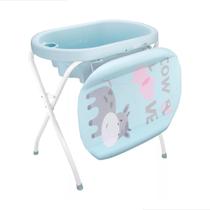 Banheira de Bebê SPA Luxo 2 em 1 Prime Baby Com Trocador de 0 a 5 anos Banho Seguro Suporta até 20kg