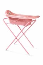 BANHEIRA DE BEBE SUPORTE PARA BANHEIRA UNIVERSAL Cor Branco/Azul