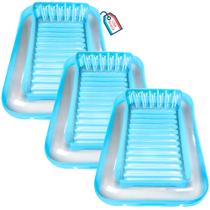 Banheira de bronzeamento inflável SWIMLINE Suntan Tub azul, pacote com 3 Banheira de bronzeamento inflável SWIMLINE Suntan Tub azul, pacote com 3