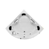 Banheira de Hidro de Canto 3 Lugares Três Marias Tamanho: 1,35 x 1,35 x 0,45