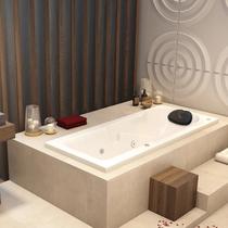 Banheira de Hidromassagem Capri Astra em Gel Coat Super Luxo 170x80x46cm - P6 - 220v - sem Aquecedor