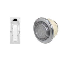 Banheira de Hidromassagem Capri em Gel P6 - 110v - com Aquecedor e Cromoterapia