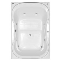 Banheira de Hidromassagem Due Maggiore Super Luxo 180cmx120cmx44cm - 6 Jatos Branco - Gel Coat - P2