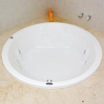 Banheira de Hidromassagem Ouro Fino Vitóriacril Top Line 1,50m x 43cm 06 Jatos Branco
