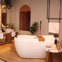 Banheira de Hidromassagem Palermo Elegance 177cmx82cmx77cm em Acrílico- 220V Mondialle