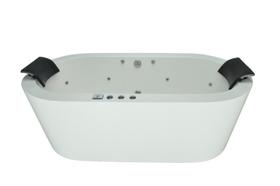 BANHEIRA DE IMERSÃO FREESTANDING BRANCA 192x94x66 COM HIDRO EVEREST LUSSO IDRO