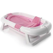 Banheira Dobrável Comfy &amp Safe Pink Safety 1st