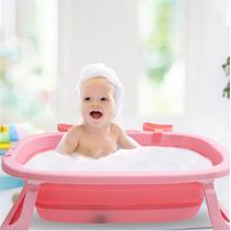Banheira Dobrável De Bebê Retrátil Infantil Antiderrapante