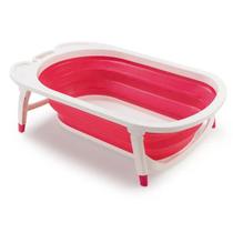Banheira Dobrável Flexível Rosa BB160