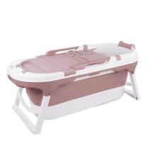 Banheira Dobravel Multmaxx Grande Rosa MTX024