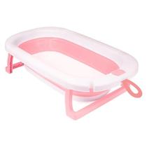 Banheira Dobrável Rosa Art Brink Infantil Com Suporte Banheira Dobrável Rosa Art Brink Infantil Com Suporte