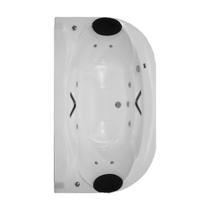 Banheira Dupla Londres COMPLETO com hidro em acrílico