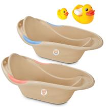 Banheira Ergonômica Banho Infantil c/20L Saboneteira Patinho Banheira Ergonômica Banho Infantil c/20L Saboneteira Patinho