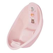 Banheira Ergonômica Bebê Plasutil Bichinhos Rosa 24 Litros