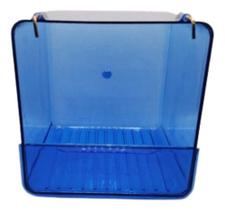 Banheira Externa Italiana Azul Passaros 12 Und - Animalplast Banheira Externa Italiana Azul Passaros 12 Und - Animalplast