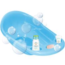 Banheira Infantil 24 Litros Azul Monte Líbano Plástica, Leve e Resistente
