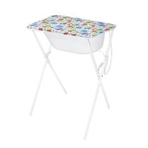 Banheira Infantil com Suporte Dobrável + Trocador Creative 20 Litros