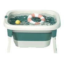 Banheira Infantil Dobrável Ofuro Banho Confortável E Seguro