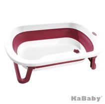 Banheira Infantil Dobravel Pequena Rosa Kababy