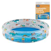 Banheira inflável mor fundo do mar 90 litros