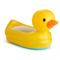Banheira inflável para bebês Munchkin Duck com alerta quente branco