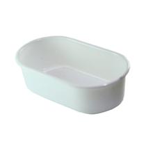 Banheira Jel Plast Pet Piu Oval Leitosa para Pássaros - Tamanho M