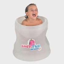 Banheira Ofuro Baby Tub Transparente Cristal 1 a 6 Anos