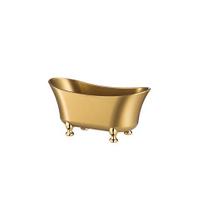 Banheira p 19cm dourado marmorizado 500ml