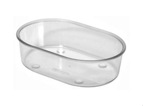 Banheira P/ Passarinho Aves Oval Cristal Gigante 12 Un Banheira P/ Passarinho Aves Oval Cristal Gigante 12 Un