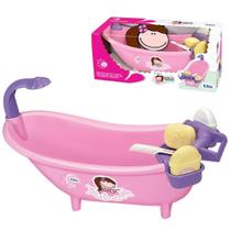 Banheira Para Banho Boneca Baby Alive Bebe Reborn Brinquedo Menina