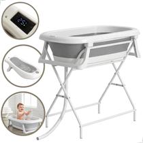 Banheira Para Bebê Com Suporte Antiderrapante E Termometrô Digital