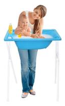 Banheira Para Bebê Com Suporte Dobrável e Portátil