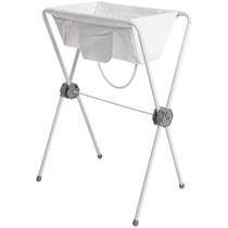 Banheira para Bebe Com Suporte Dobravel Kiddo Fresh Branca