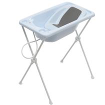 Banheira para Bebe Com Suporte Galzerano Acqua Trio Azul Banheira para Bebe Com Suporte Galzerano Acqua Trio Azul