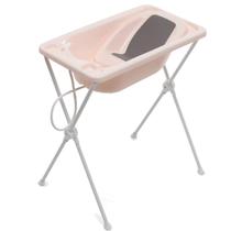 Banheira para Bebe Com Suporte Galzerano Acqua Trio Rose Banheira para Bebe Com Suporte Galzerano Acqua Trio Rose