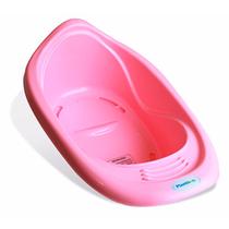 Banheira Para Bebê Nenê De Plástico Rosa 22 Litros