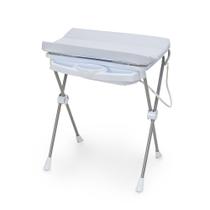 Banheira para Bebê Plástica com Suporte Trocador Classic Azul Galzerano