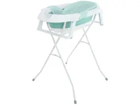 Banheira para Bebê Smile Aqua Green com Suporte Safety Banheira para Bebê Smile Aqua Green com Suporte Safety