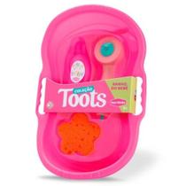 Banheira Para Boneca Com Chuveirinho Sai Água Com Acessórios - Bambola