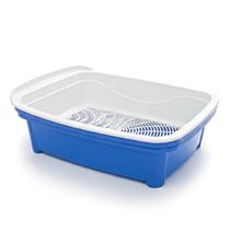 Banheira Para Gatos Furba Sanitária Desmontável Peneira E 2 Bandejas Higiênica Banheira Para Gatos Furba Sanitária Desmontável Peneira E 2 Bandejas Higiênica