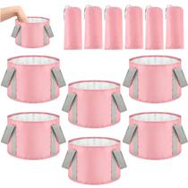 Banheira para lavatório para pés Maxcheck 14L rosa dobrável portátil Banheira para lavatório para pés Maxcheck 14L rosa dobrável portátil