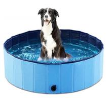 Banheira Piscina Dobravel Cães Gato Pvc Antideslizante