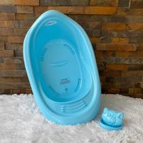 Banheira Plastico Bebe com saboneteira 22 Litros Infantil Livre de BPA